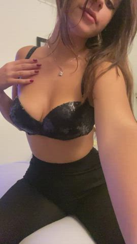 My 18 year old tits need a massage... will you do it for me