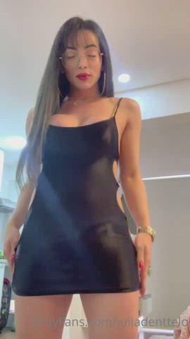 Cock Dress Glasses Latina Trans Trans Woman gif