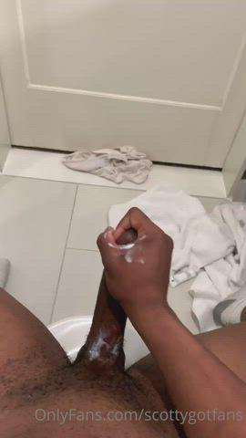 Bathroom Jerk Off POV Public Porn GIF by blackredgiffs