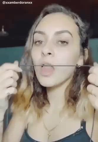 amateur babe cute sfw gif