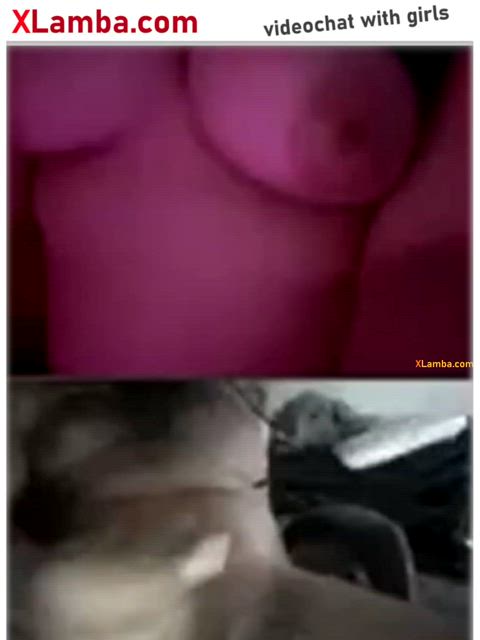 boobs cam cock shock masturbating reaction webcam gif