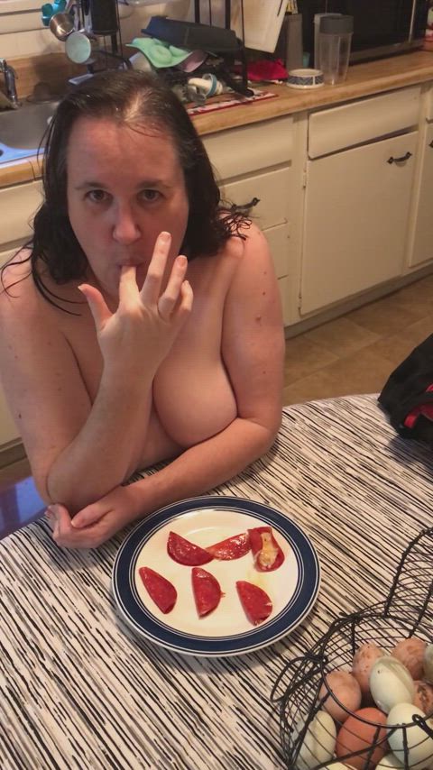 bbw big tits chubby food fetish hd homemade mature natural tits saggy tits xhamster