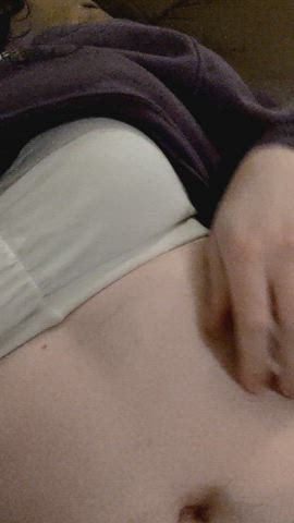 natural tits small tits solo gif