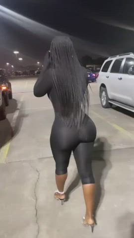 Ebony Body Thick Booty Bubble Butt DontSlutShame Cute gif