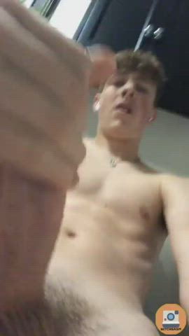 20 years old cum cumshot gay jerk off male masturbation solo teen gif