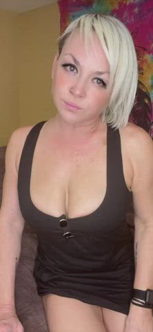 blonde milf natural natural tits nipple piercing pierced pussy gif