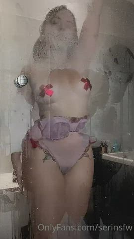 Boobs Natural Tits Shower Tits gif