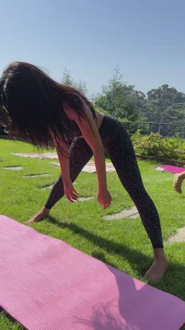Ass Yoga Yoga Pants gif