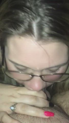 amateur blowjob cum in mouth gif