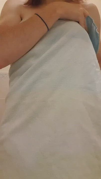 Cock Surprise Towel Trans gif
