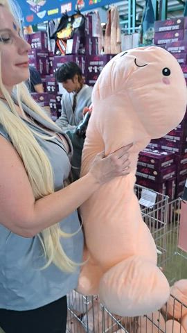 big tits blonde cosplay fake boobs milf onlyfans thick gif