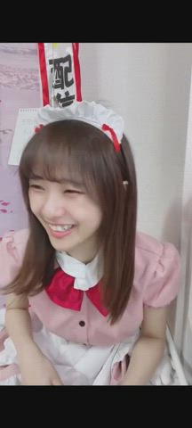 cute japanese maid gif