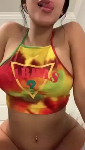 Ass Bubble Butt Curvy Fingering Latina Pussy Solo gif
