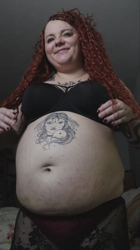 bbw belly button feedee ssbbw belly gif