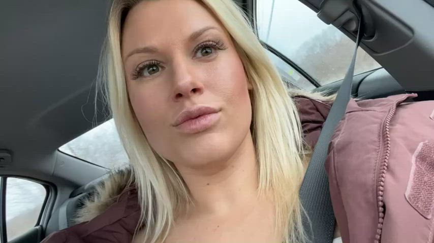 amateur babe blonde cute masturbating onlyfans pawg public pussy thick innie gif
