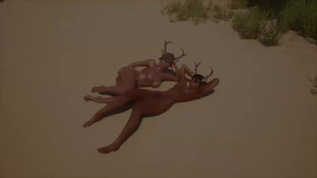 end credits - Sexy Reindeer Lesbian Orgy