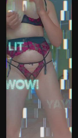 Asian Asianhotwife Big Nipples Big Tits Hotwife MILF Strap On Strip Striptease gif