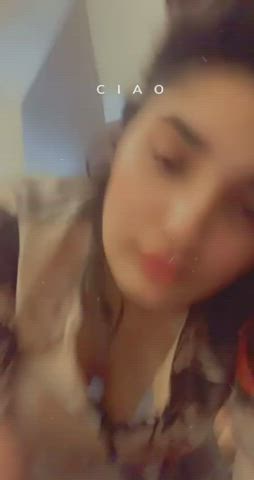 arab flashing malaysian muslim teen tiktok gif