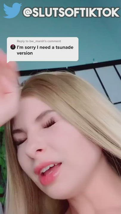 18 Years Old Amateur Big Tits Cosplay Natural Tits OnlyFans Teasing Teen TikTok gif