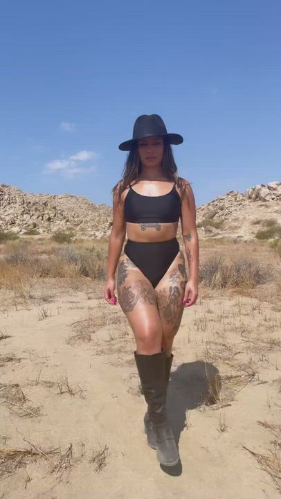 Big Ass Boots Booty Latina Tattoo Thick gif