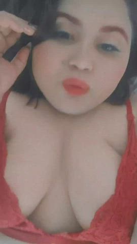 bbw chubby cosplay curvy hair gif