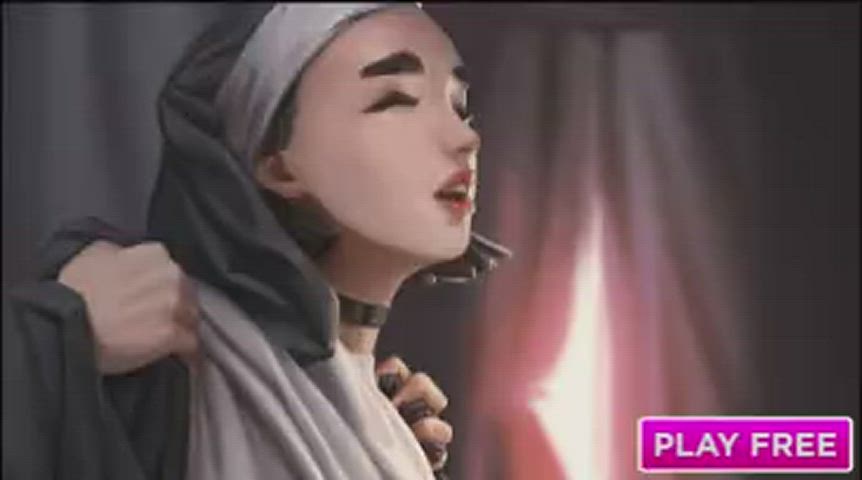 3D Hentai Nun Porn GIF by bropsycho