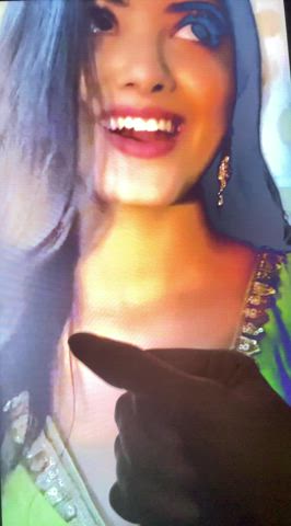 cum cumshot cute saree smile gif