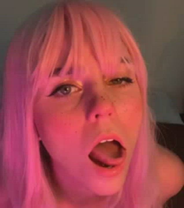 Ahegao Elf Facial Pink Skinny gif