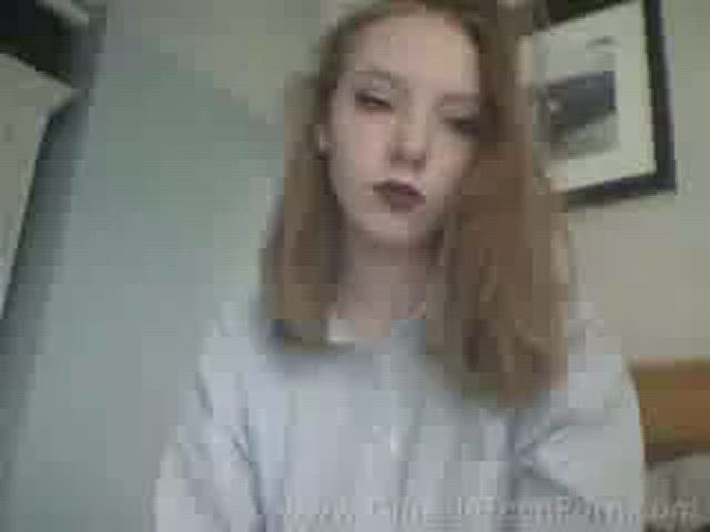 big tits blonde goth gif