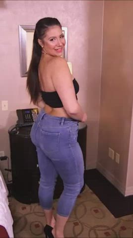 jeans pornstar sfw gif