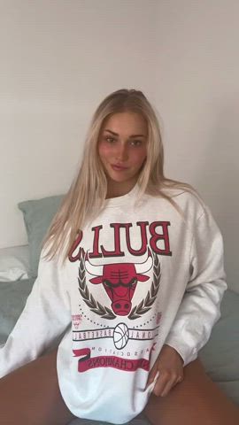 blonde teen tiktok gif