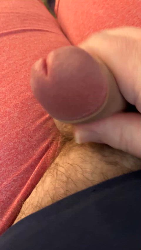 amateur hairy cock male masturbation small cock small dick gif