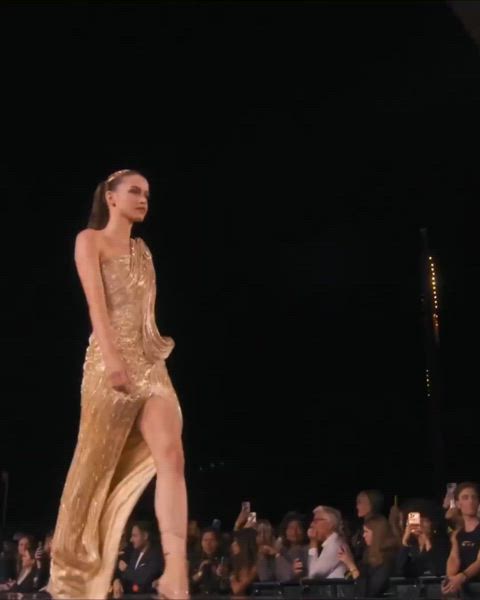 lea elui ginet on the runway