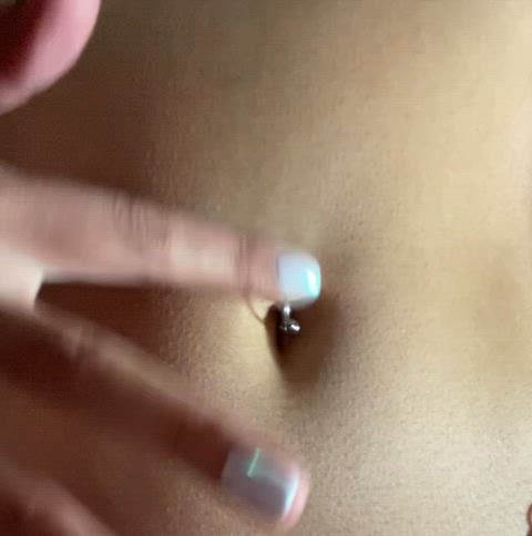 I like how the piercing looks on my belly