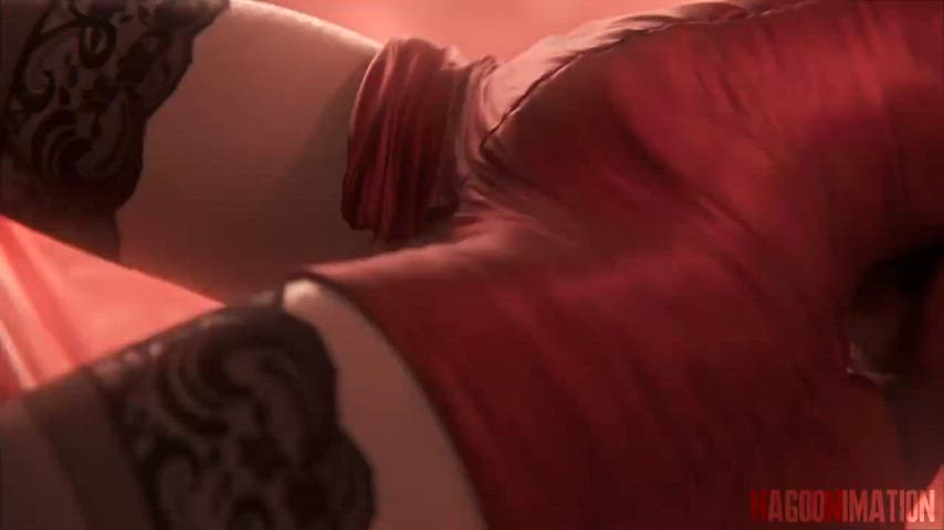 3d animation big tits boobs creampie tits gif