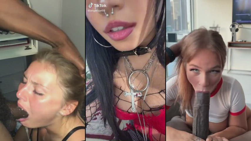 bbc blowjob compilation goth split screen porn tiktok white girl gif