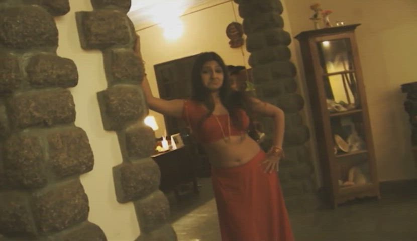 indian saree seduction gif