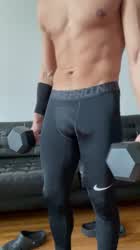 Amateur Hispanic Tease Teasing Workout gif