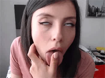 ahegao close up freaks non-nude submissive tongue fetish gif