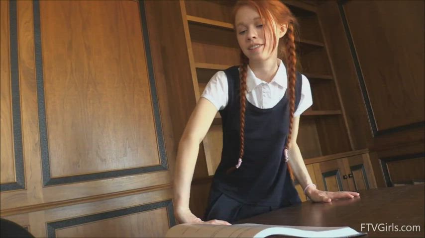 barely legal dildo petite redhead teen gif