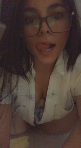 cum in mouth glasses onlyfans pussy sex teen gif
