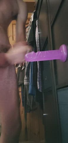 Watch me cum all over my dildo, I used it as lube after ;)