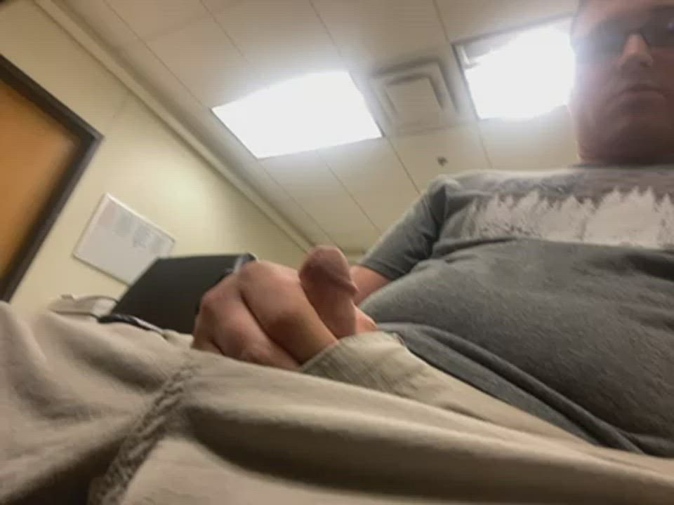 Jerk Off Office Shorts gif