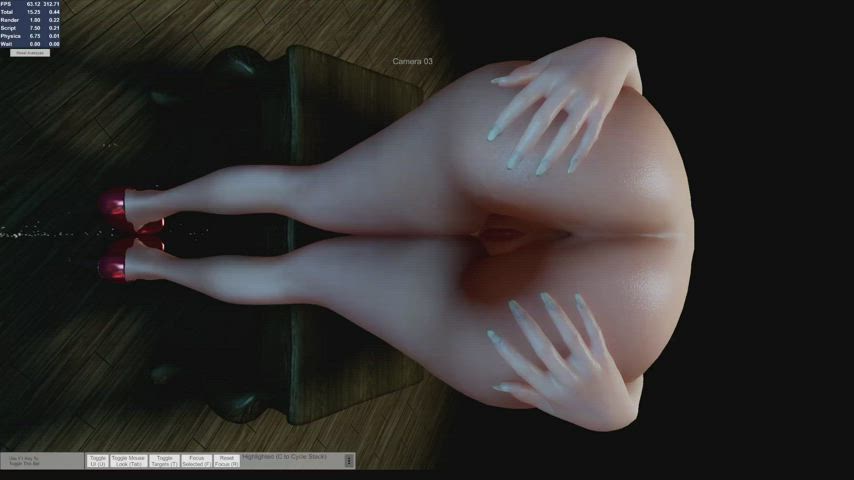 3D Doggystyle Naked gif