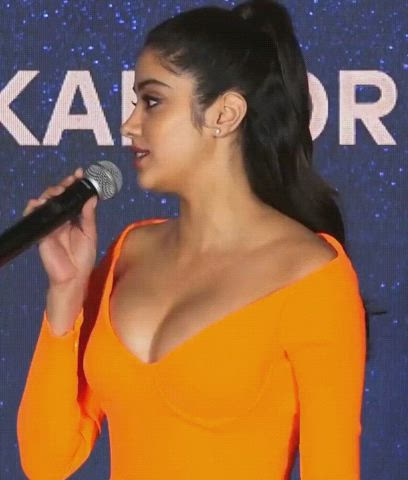 celebrity cleavage indian gif