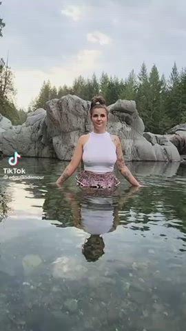 tiktok tits wet gif