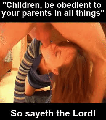 blowjob dad daughter punishment gif