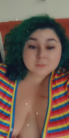 BBW Clothed SSBBW Tease gif