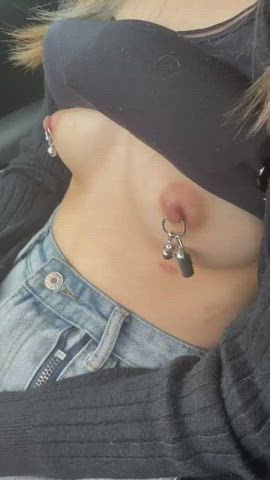 I loveeee how piercings look on small tits, makes me wish for second mine weren’t