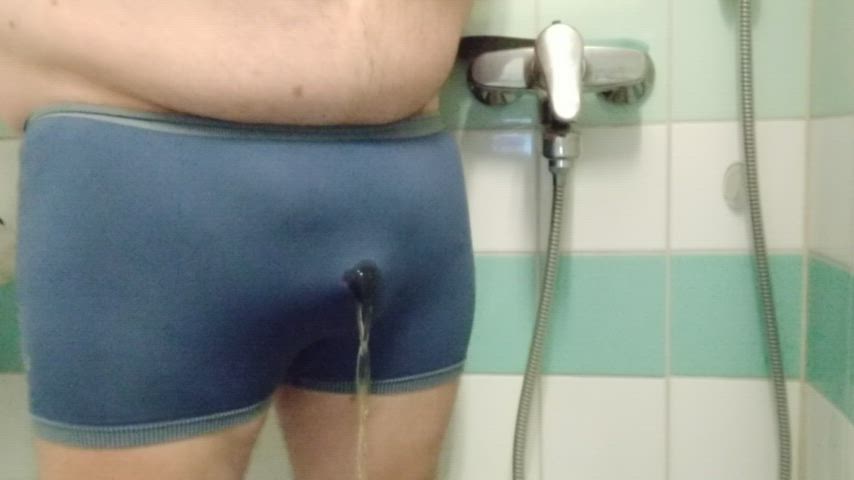 Big Balls pissing Underwear GIF by adambhmeveffa